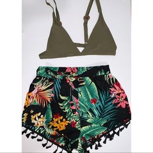 Swim suit with shorts